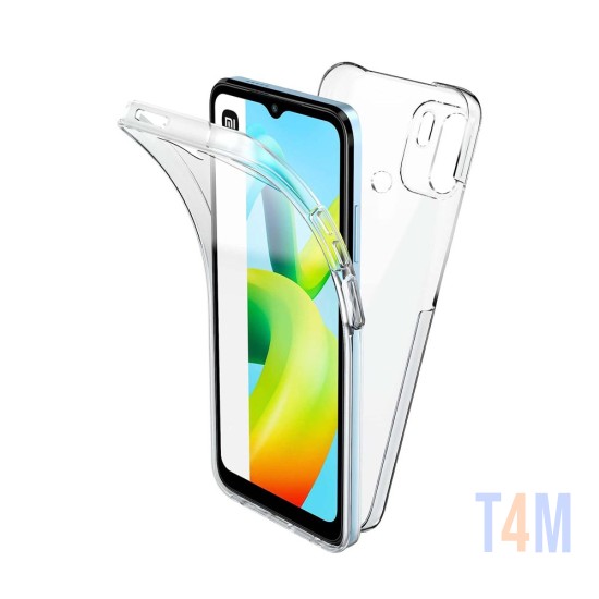 Capa de Silicone 360º para Xiaomi Redmi A1 Plus Transparente